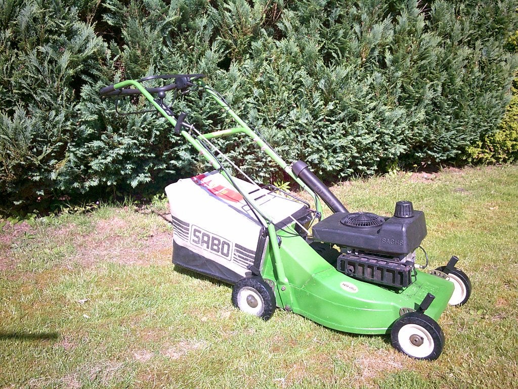 SABO pro gazonmaaier, Cirkelmaaier, Gebruikt, Benzine-grasmaaier, 50 cm of meer