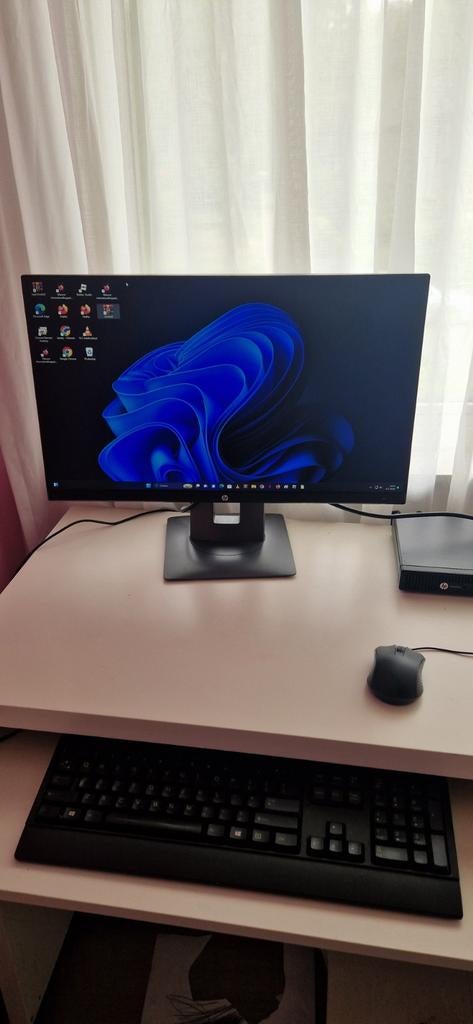 HP EliteDesk 705 G3 pc met monitor, muis en toetsenbord, Computers en Software, Ophalen, Gebruikt, AMD A12, Met monitor