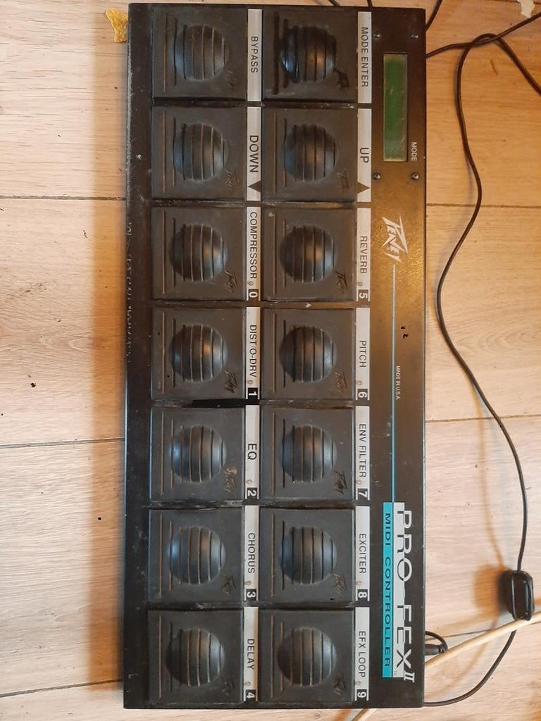 Peavey ProFex II MIDI Controller -Pedaal, Ophalen of Verzenden, Gebruikt, Delay of Echo