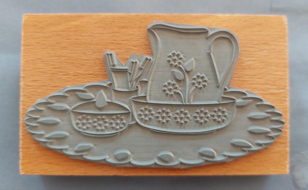 Mariëtte Verhees - Art Stamps stempel - Lampetset, Ophalen of Verzenden, Nieuw, Houten stempel