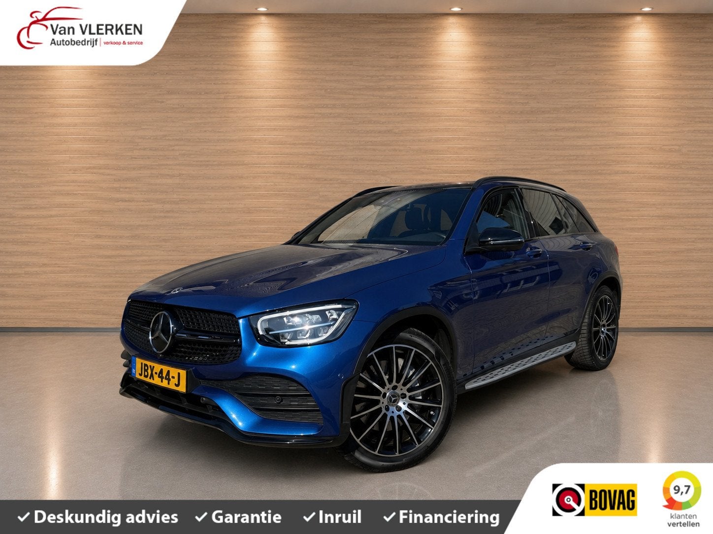 Mercedes GLC-klasse 300e 4MATIC AMG Luchtvering PAnoramadak, Auto's, Automaat, 12 maanden, Gebruikt, 4 cilinders
