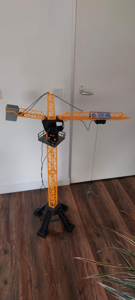 Grote hijskraan met afstandsbediening - 120cm hoog, Ophalen, Gebruikt, Bouwen