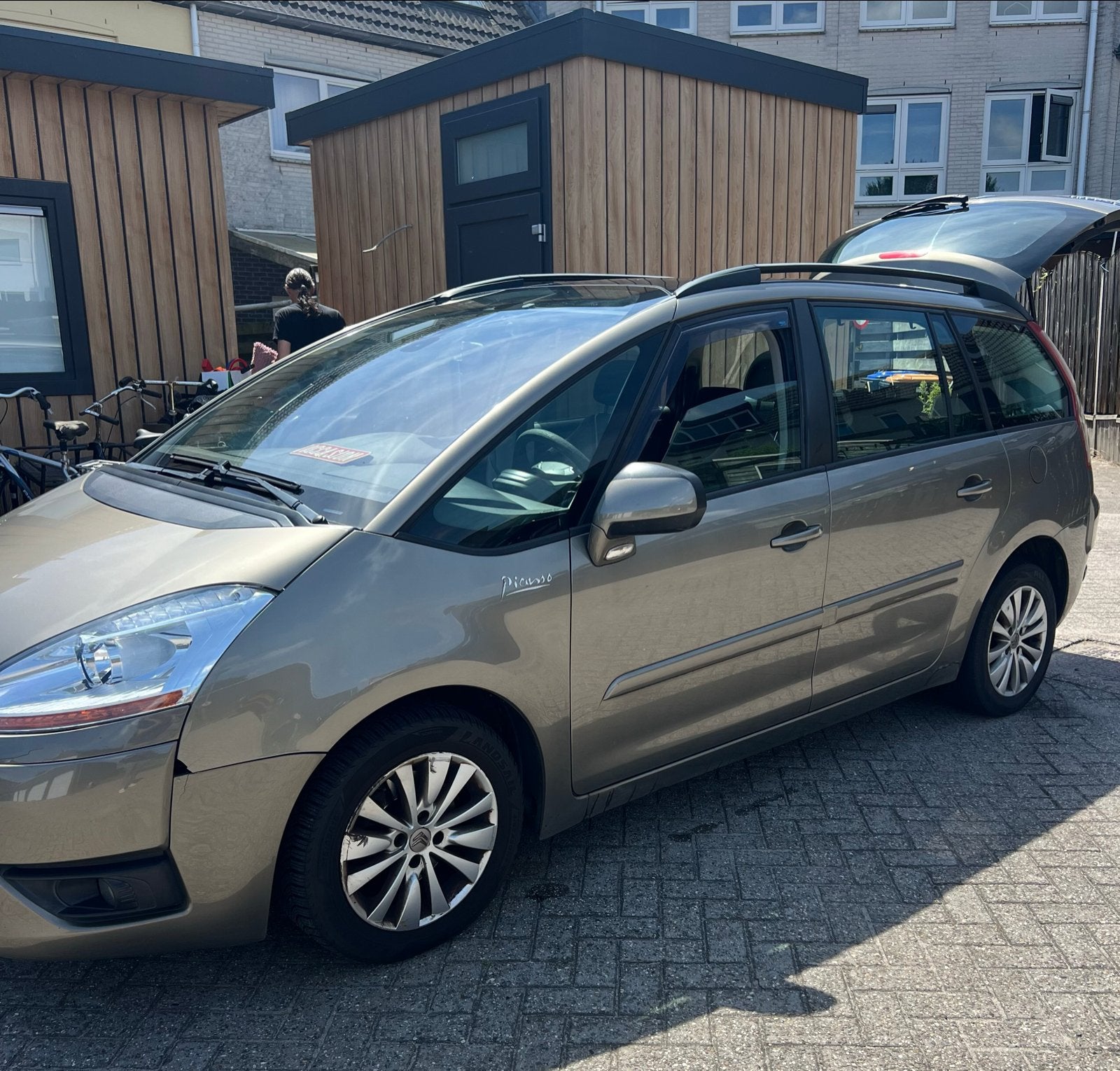 Citroën C4 (Grand) Picasso 2.0 16V AUT 2008 Bruin, 4 cilinders, Bruin, 7 stoelen, C4 (Grand) Picasso
