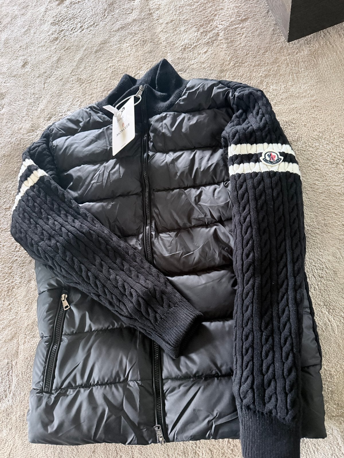 Winter Moncler Jacket Jas, Ophalen of Verzenden, Nieuw, Maat 52/54 (L), Zwart