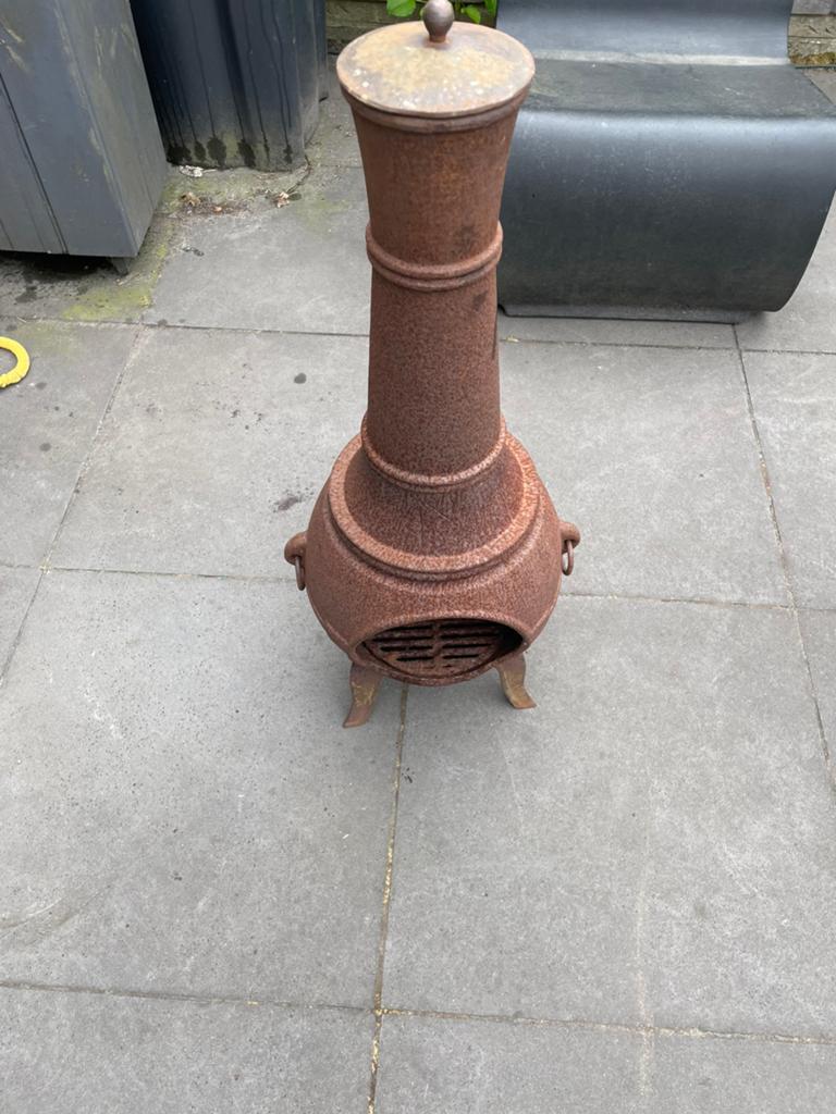 Buiten kachel., Tuin en Terras, Ophalen of Verzenden, Gebruikt