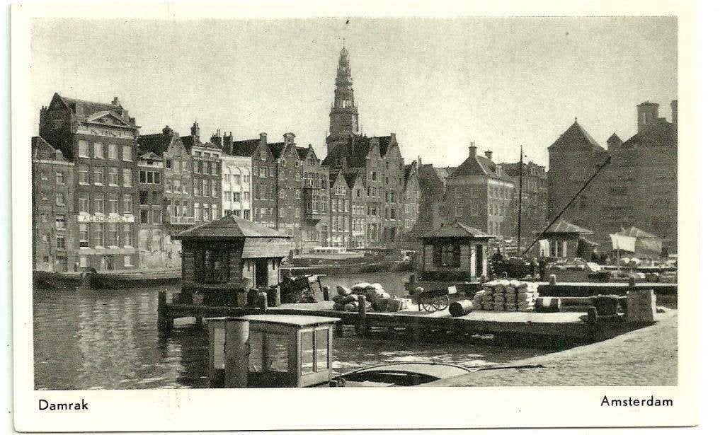 AK Amsterdam - Damrak., Verzenden, 1920 tot 1940, Ongelopen, Noord-Holland