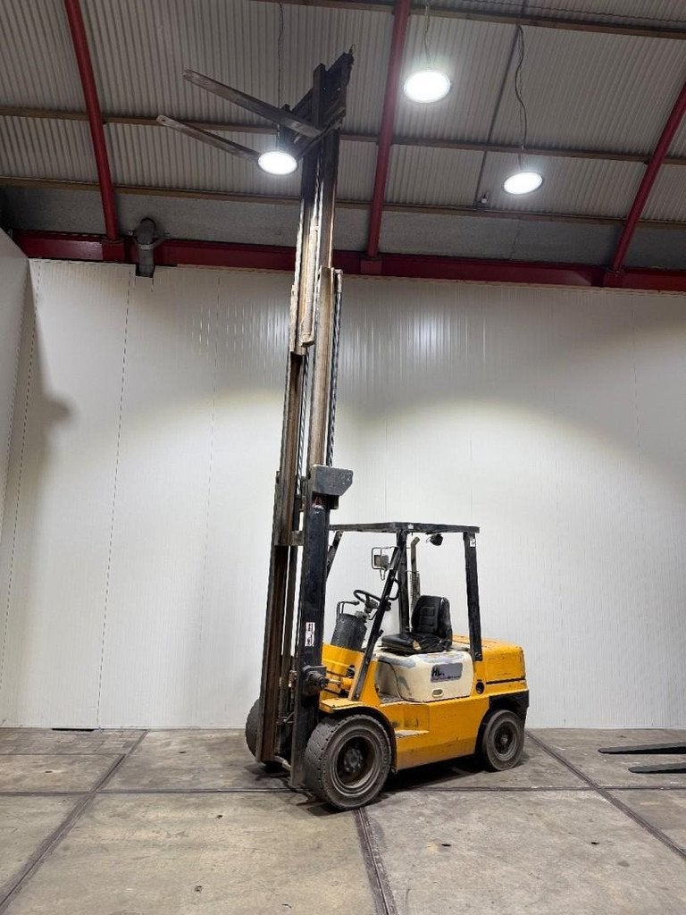 Halla HDF 30 3000kg diesel triplex Freelift 4x ventiel sides, Overige aandrijving, Heftruck, Halla