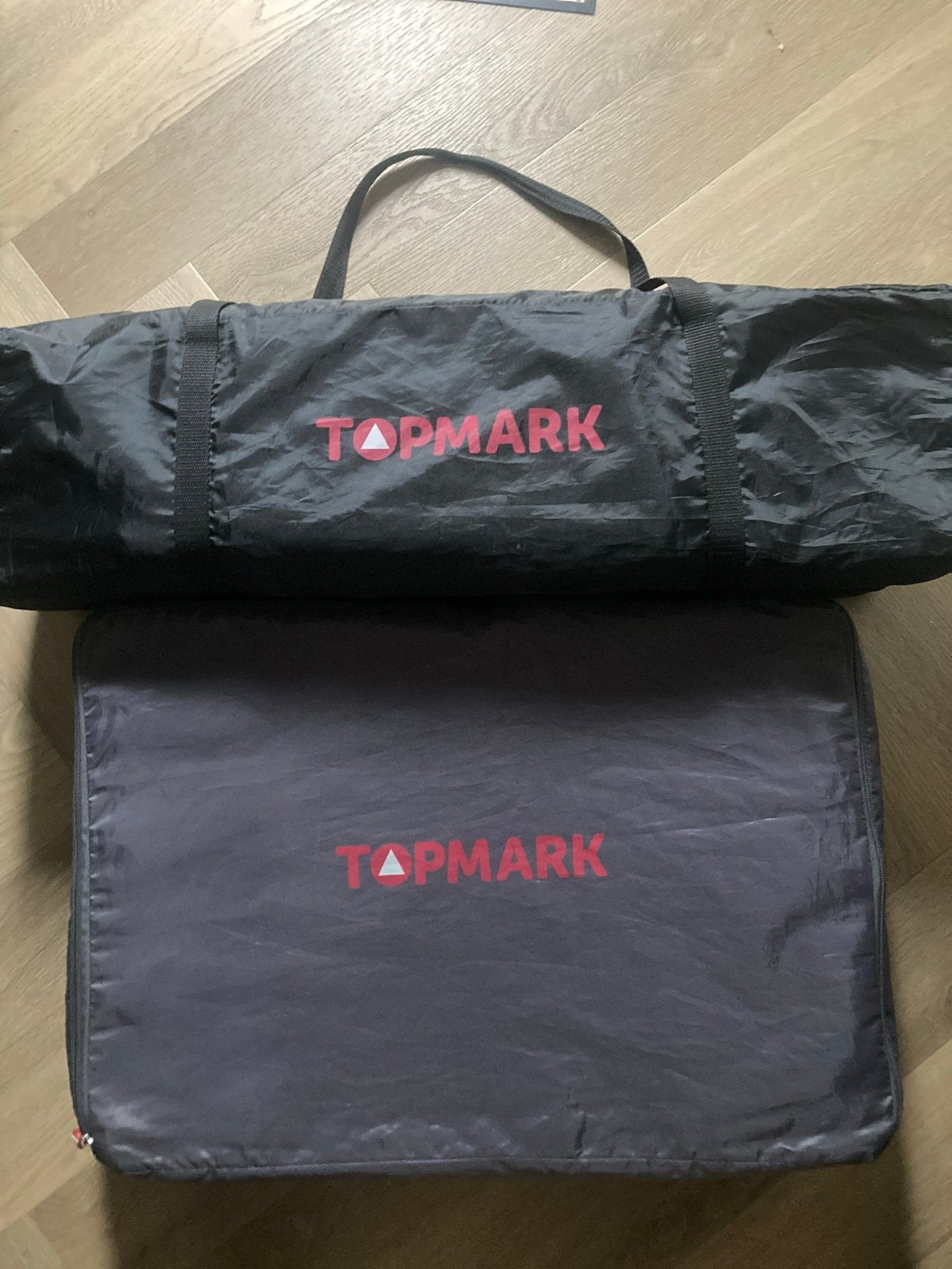 Topmark Campingbedje met accessoires, Ophalen, Zwart, 190 cm of minder, Zo goed als nieuw