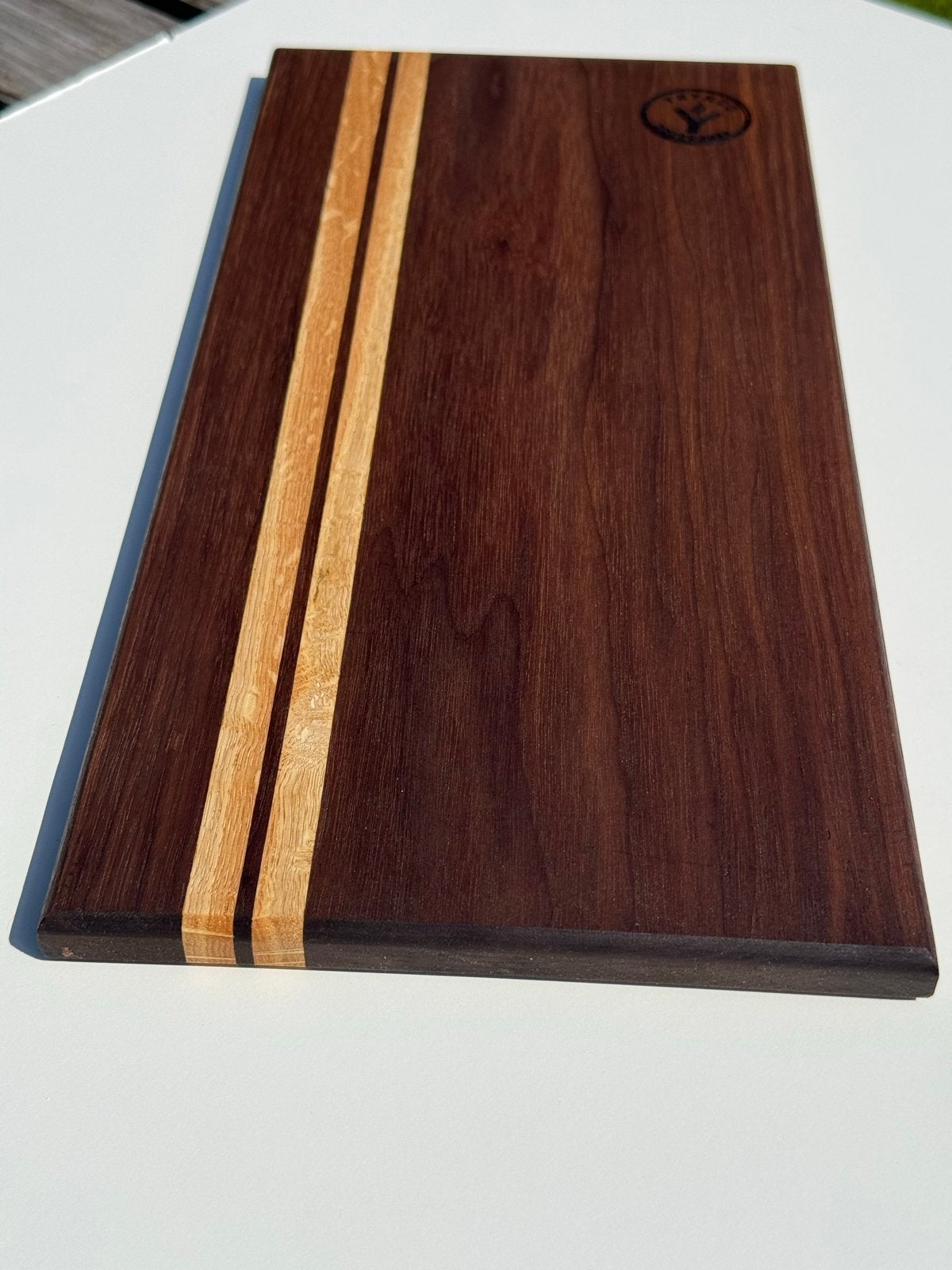 Borrelplank Walnoot & Eikenhout, Ophalen, Hout, Snij-/serveerplank, Nieuw