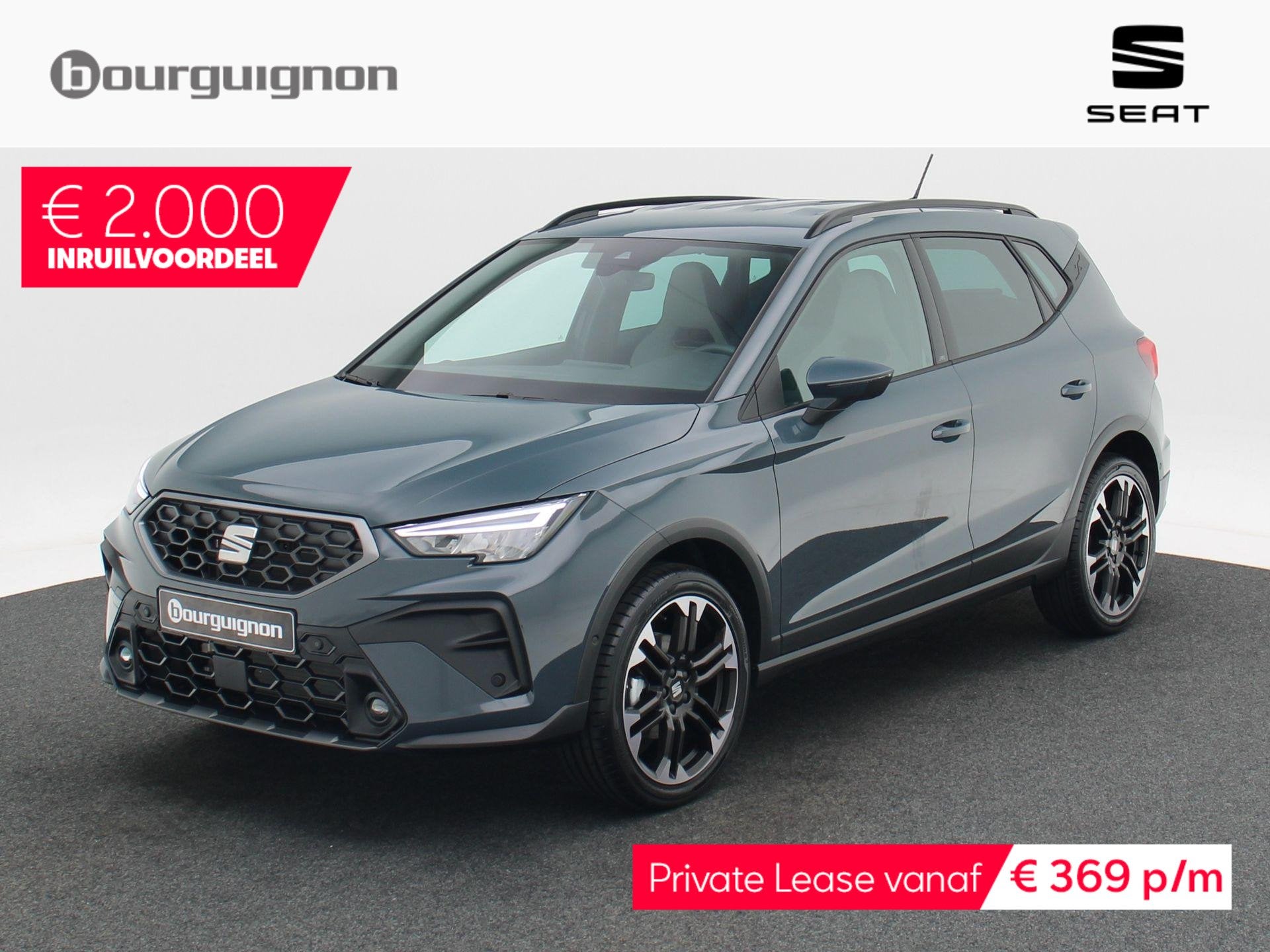 SEAT Arona FR Business Connect 1.0 TSI 95 PK | Stoelverwarmi, Auto's, Voorwielaandrijving, Stof, 95 pk, Blauw