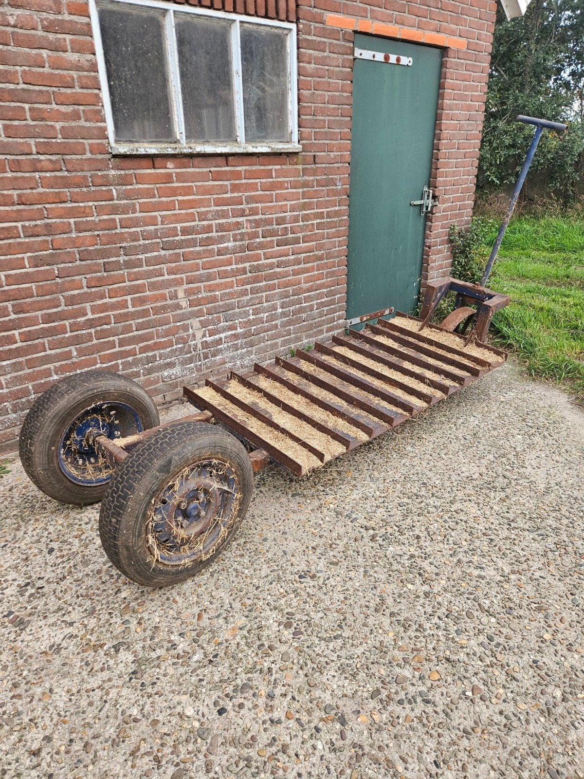 Balenkar met wielen - Handige transportoplossing, Ophalen