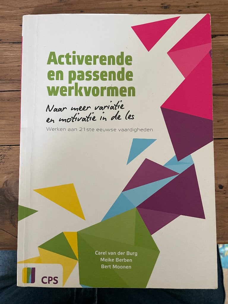 Activerende en passende werkvormen, Boeken, Ophalen of Verzenden, Beta, HBO