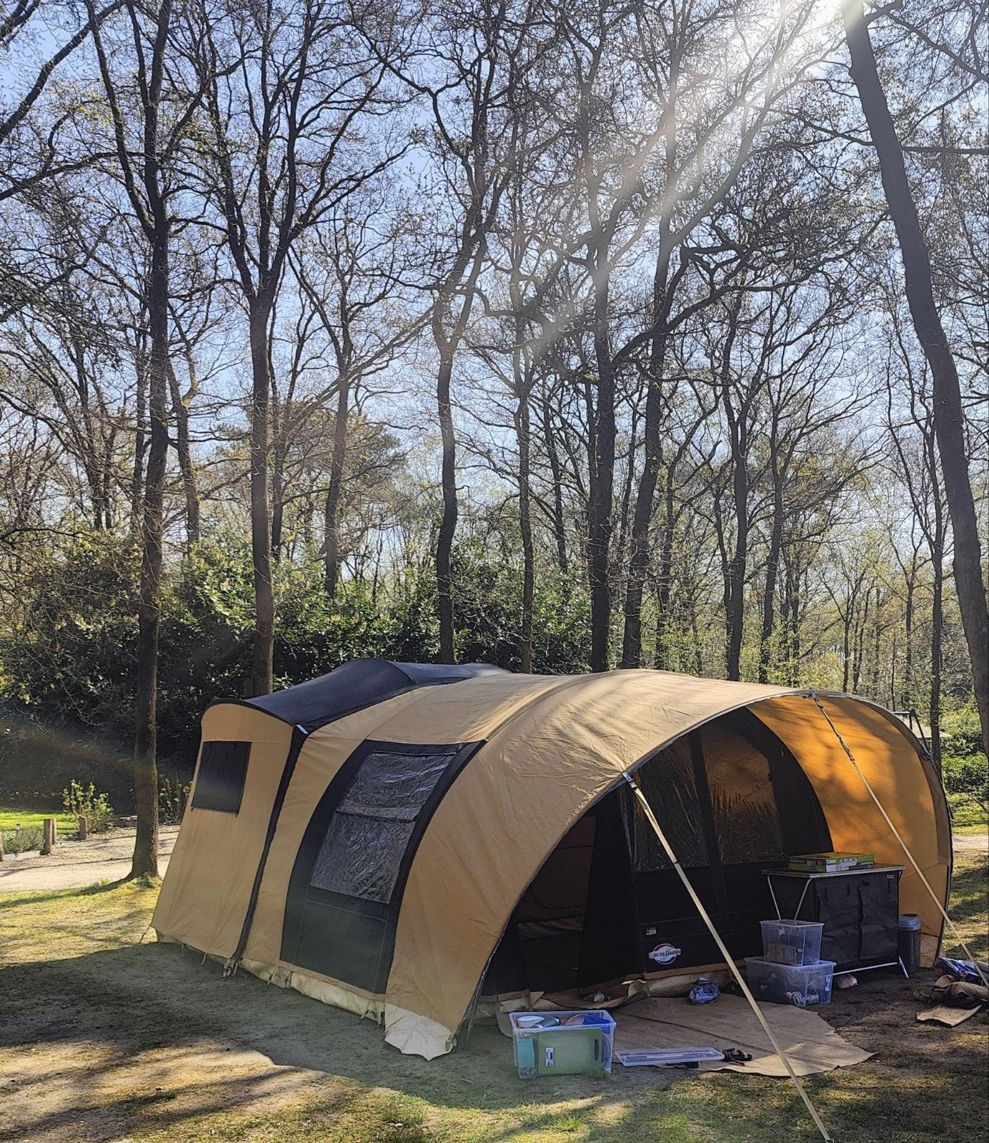 Cabanon Europa Camper Sunliner  - Last minute deal!, Caravans en Kamperen, Vouwwagens, Ophalen, Beige, Europa Camper, Aanwezig