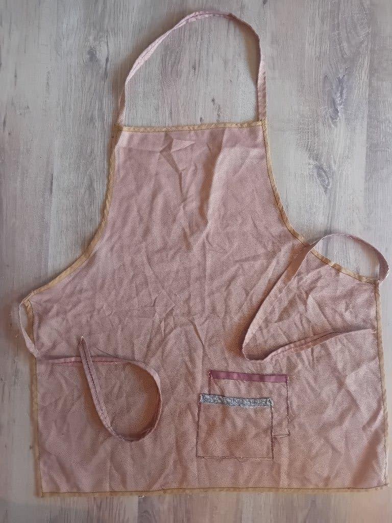 Keuken schortje, Huis en Inrichting, Keuken | Textiel, Handgemaakt, Gebruikt, Overige merken, Oranje