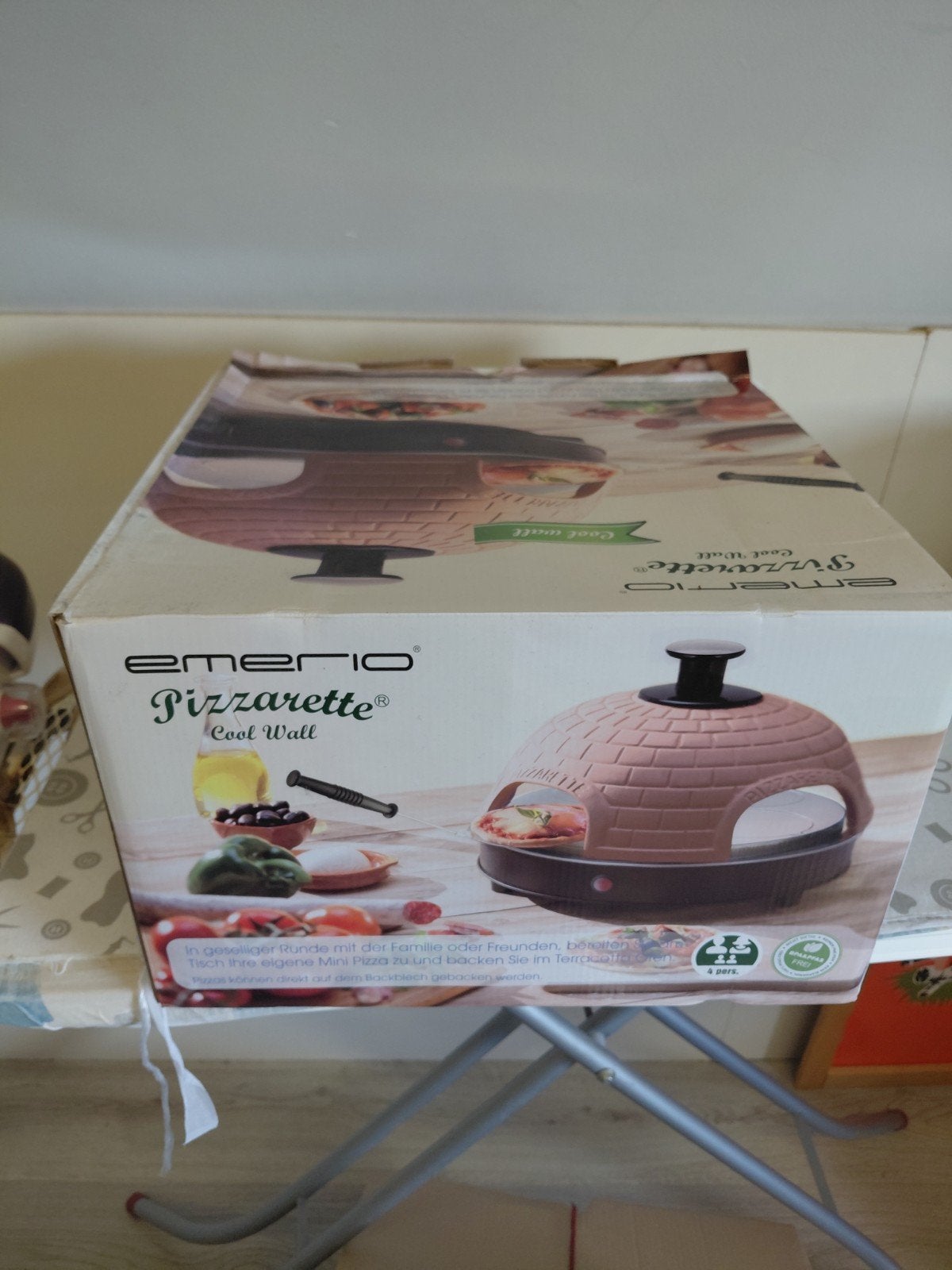 Emerio Pizzarette Cool Wall - Mini Pizza Oven, Witgoed en Apparatuur, Ovens, Minder dan 45 cm, Overige merken, Minder dan 45 cm