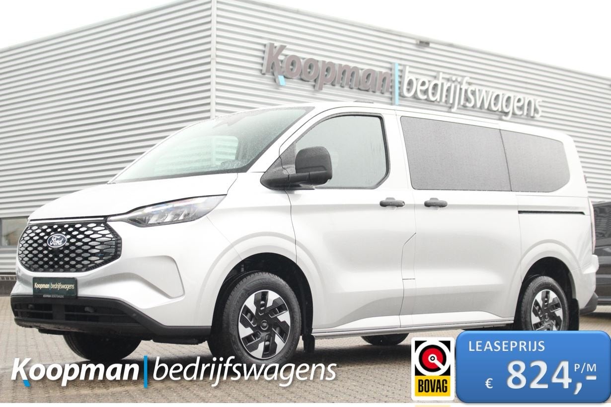 Ford E-Transit Custom 320 L1H1 Kombi | 9 persoons | Trend |, Automaat, Achterwielaandrijving, Overige carrosserieën, 2200 kg