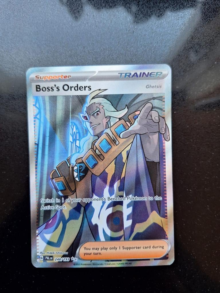 Boss's Order Trainer 248/193 Pokemon kaart, Ophalen of Verzenden, Zo goed als nieuw, Losse kaart, Foil