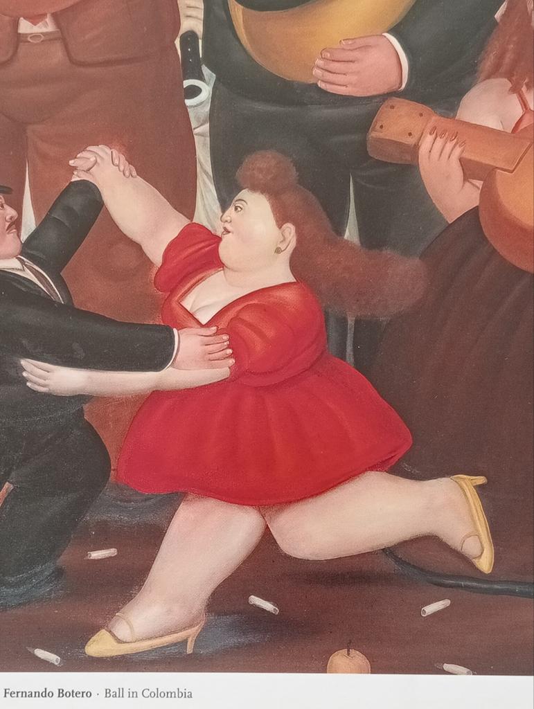 Fernando Botero print Muzikanten, Ophalen of Verzenden