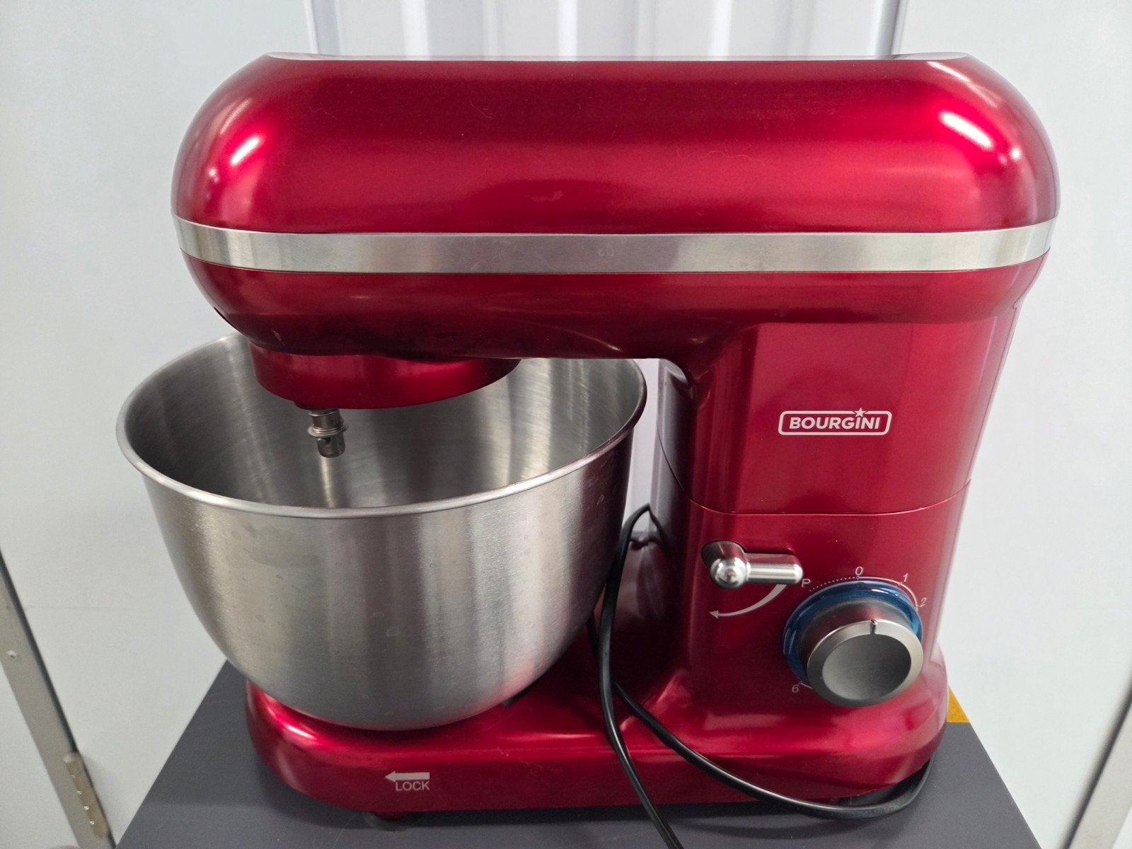 Bourgini Keukenmachine Rood - Zo goed als nieuw, Ophalen, Zo goed als nieuw, Vaatwasserbestendig, 3 snelheden of meer