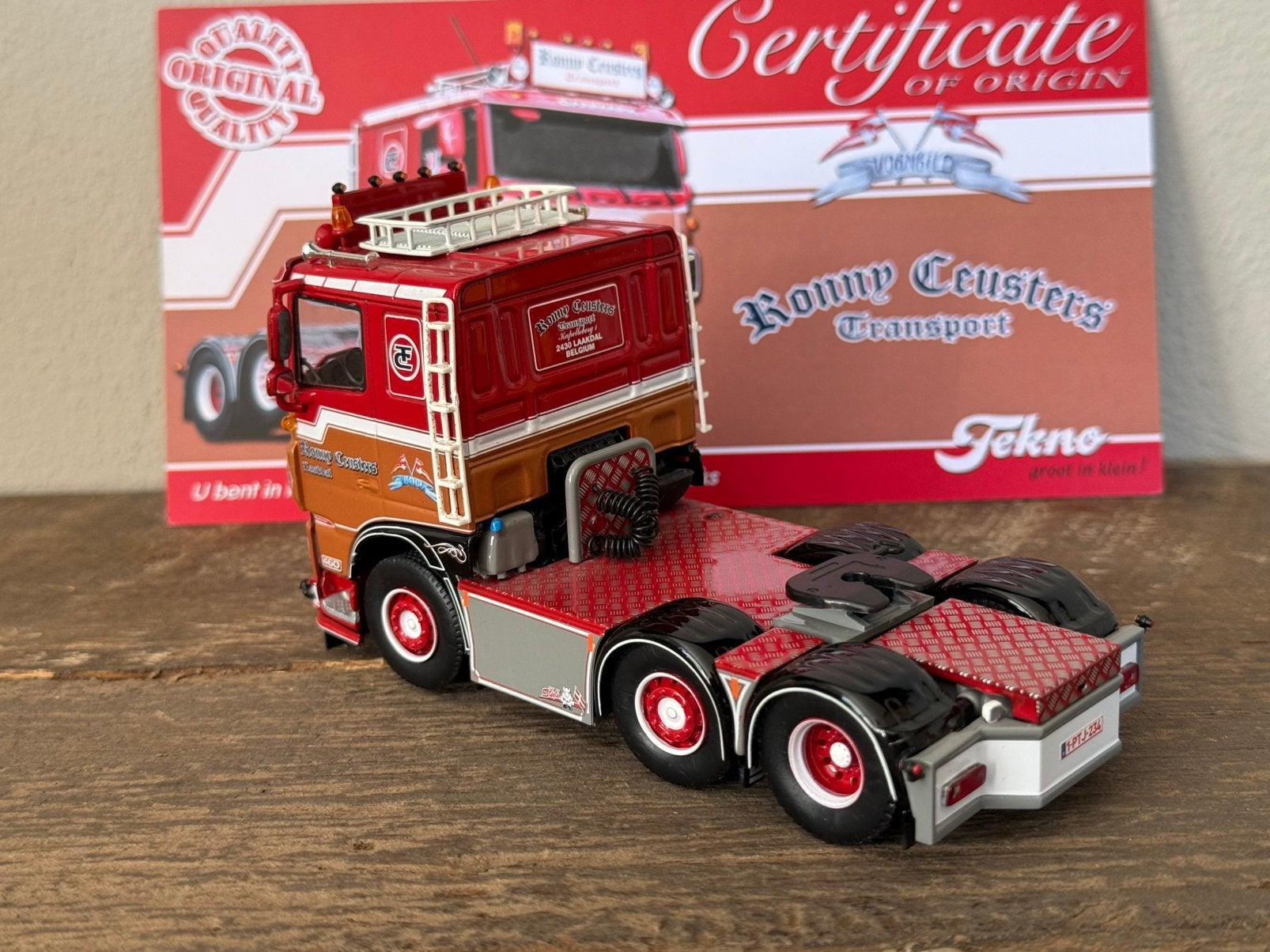 Tekno - DAF XF 6x2 Ronny Ceusters, Ophalen of Verzenden, Zo goed als nieuw, Bus of Vrachtwagen, Tekno