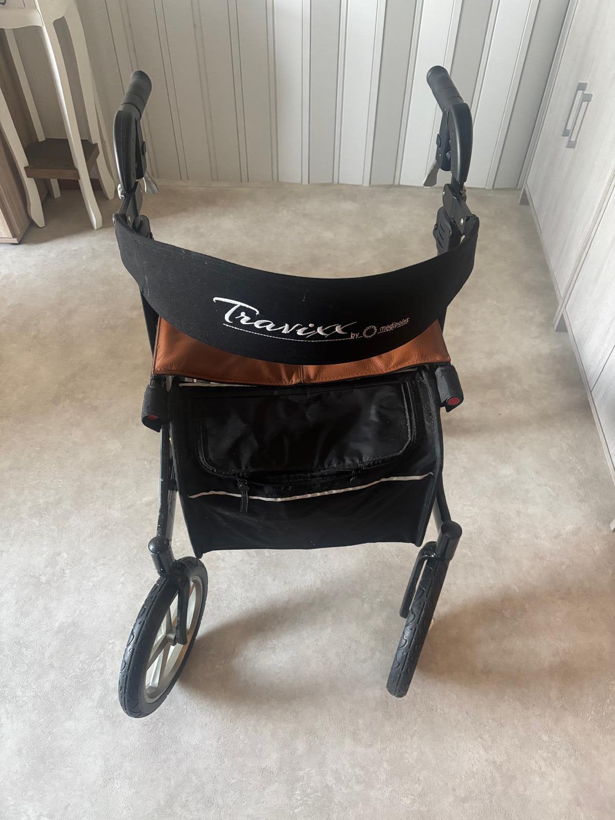Rollator Travixx Black Medium, Diversen, Ophalen, Zo goed als nieuw
