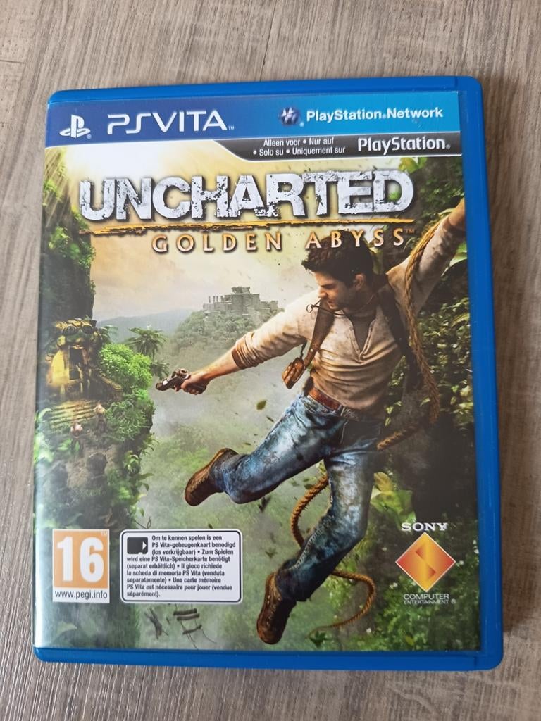 Uncharted: Golden Abyss PS Vita - Goede Staat, Ophalen of Verzenden