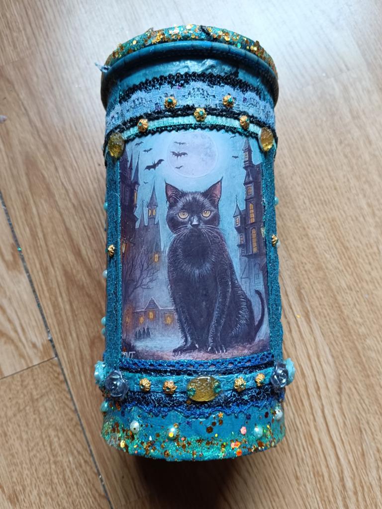 Zwarte Kat - Ghotic Style, Ophalen of Verzenden, Nieuw, Overige materialen