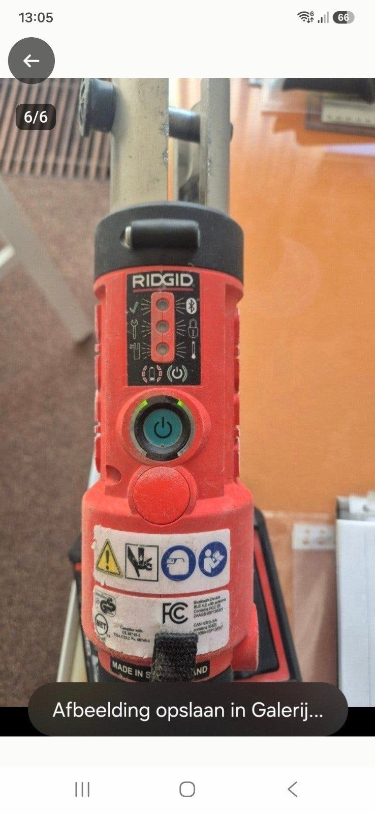 ridgid perstang rp240 zgan 2022, Doe-het-zelf en Verbouw, Gereedschap | Handgereedschap, Ophalen of Verzenden, Zo goed als nieuw