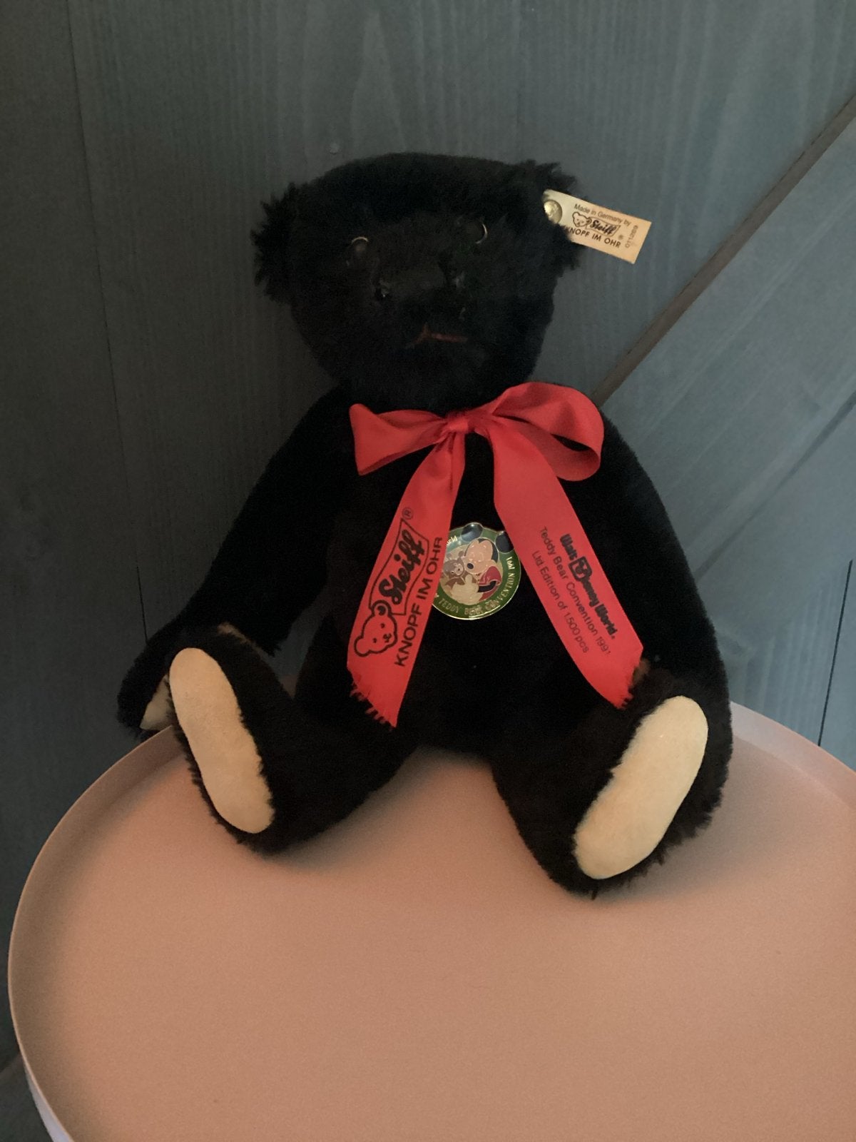 Steiff Walt Disney World Teddy Bear Convention 1991, Ophalen of Verzenden, Zo goed als nieuw, Pop