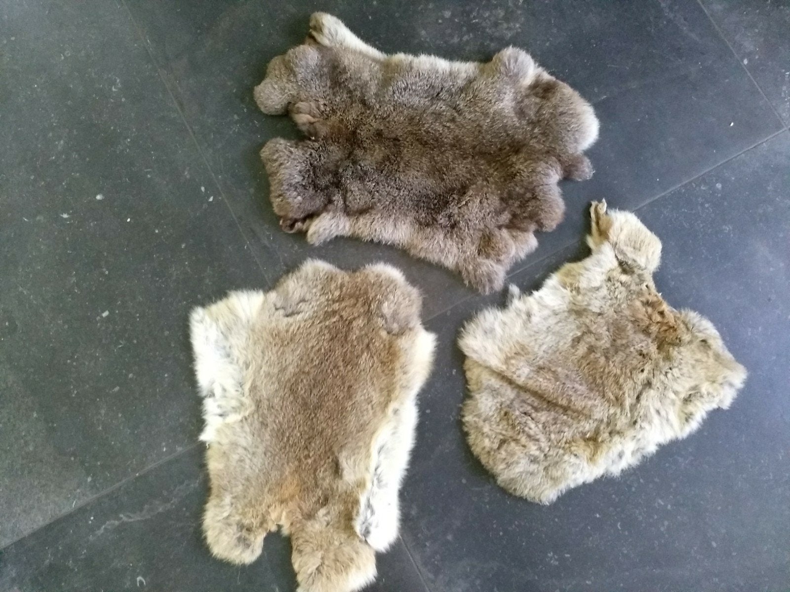 Kleedjes bont 3stuks, Ophalen of Verzenden, Zo goed als nieuw, Rechthoek