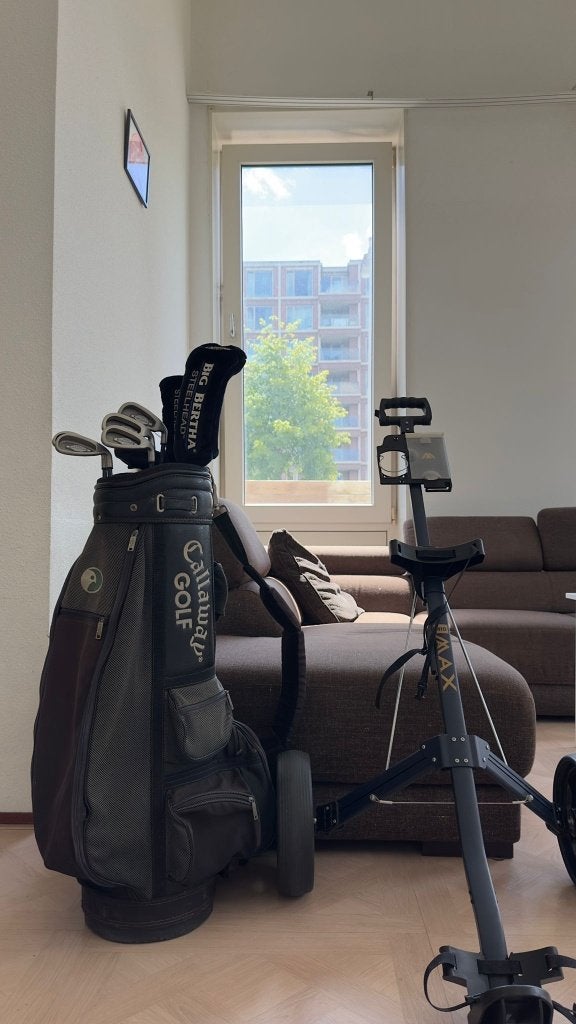Callaway Big Bertha X-12 set + trolley en putter, Ophalen, Gebruikt, Set, Callaway