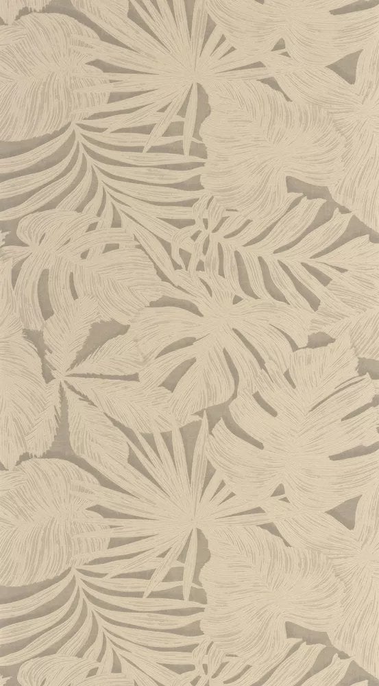 Rol beige behang - Casadeco Vegetals VEGE86431441, Overige patronen, Overige merken, Beige, Ophalen of Verzenden