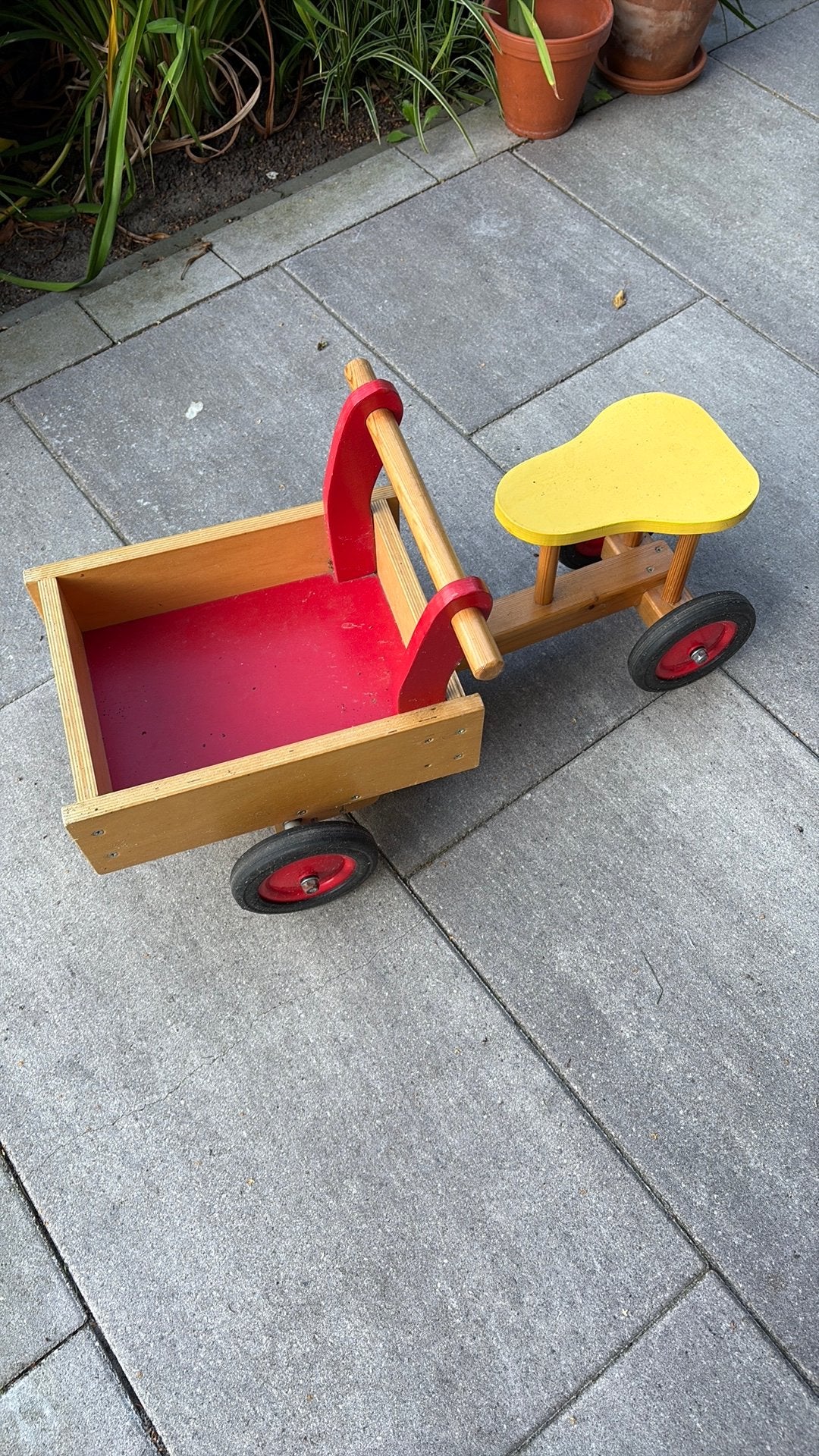 Vintage houten bakfiets, Ophalen of Verzenden, Zo goed als nieuw
