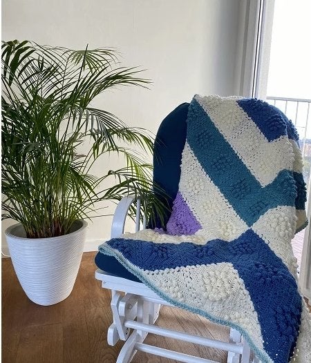 Tof haakpakket Ibiza Winter deken Stylecraft wolplein haken, Ophalen of Verzenden, Nieuw, Haken, Patroon of Boek