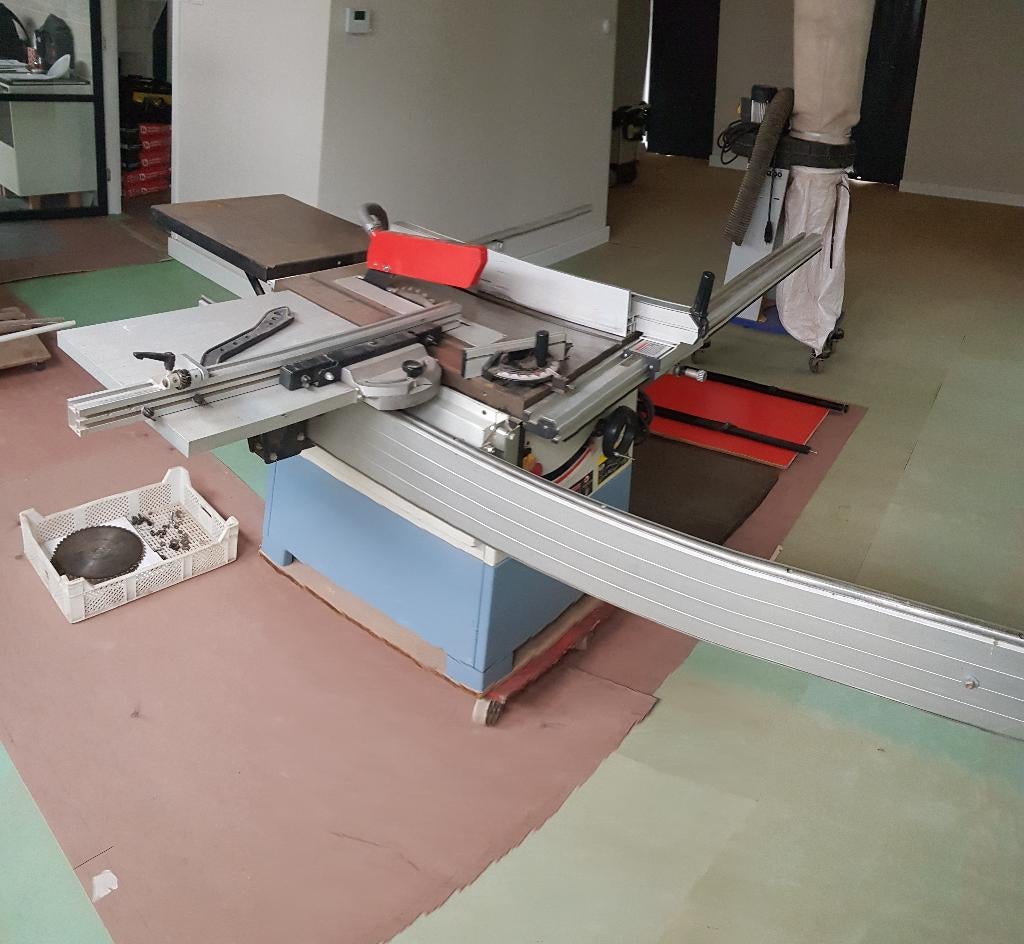 Cirkelzaag schulpzaag Zaagtafel ** heavy duty model 45graden, Ophalen, Gebruikt, Cirkelzaag, 30 tot 70 mm