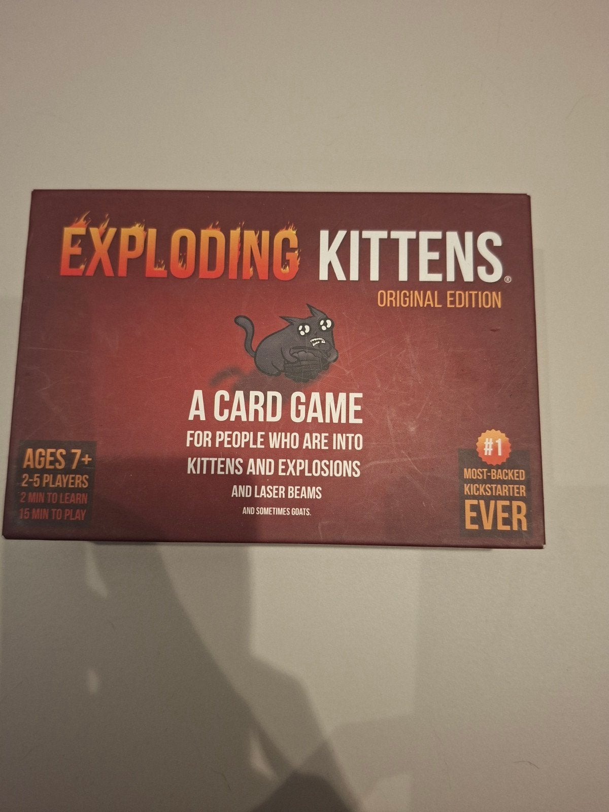 Exploding kittens, Ophalen of Verzenden, Zo goed als nieuw