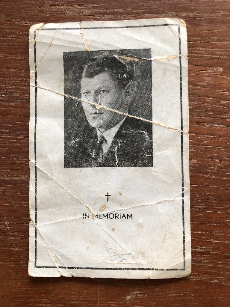 Urmond, Limburg. 1946 Bidprentje van Johannes Lambertus, Verzamelen, Verzenden, Duitsland, Foto of Poster
