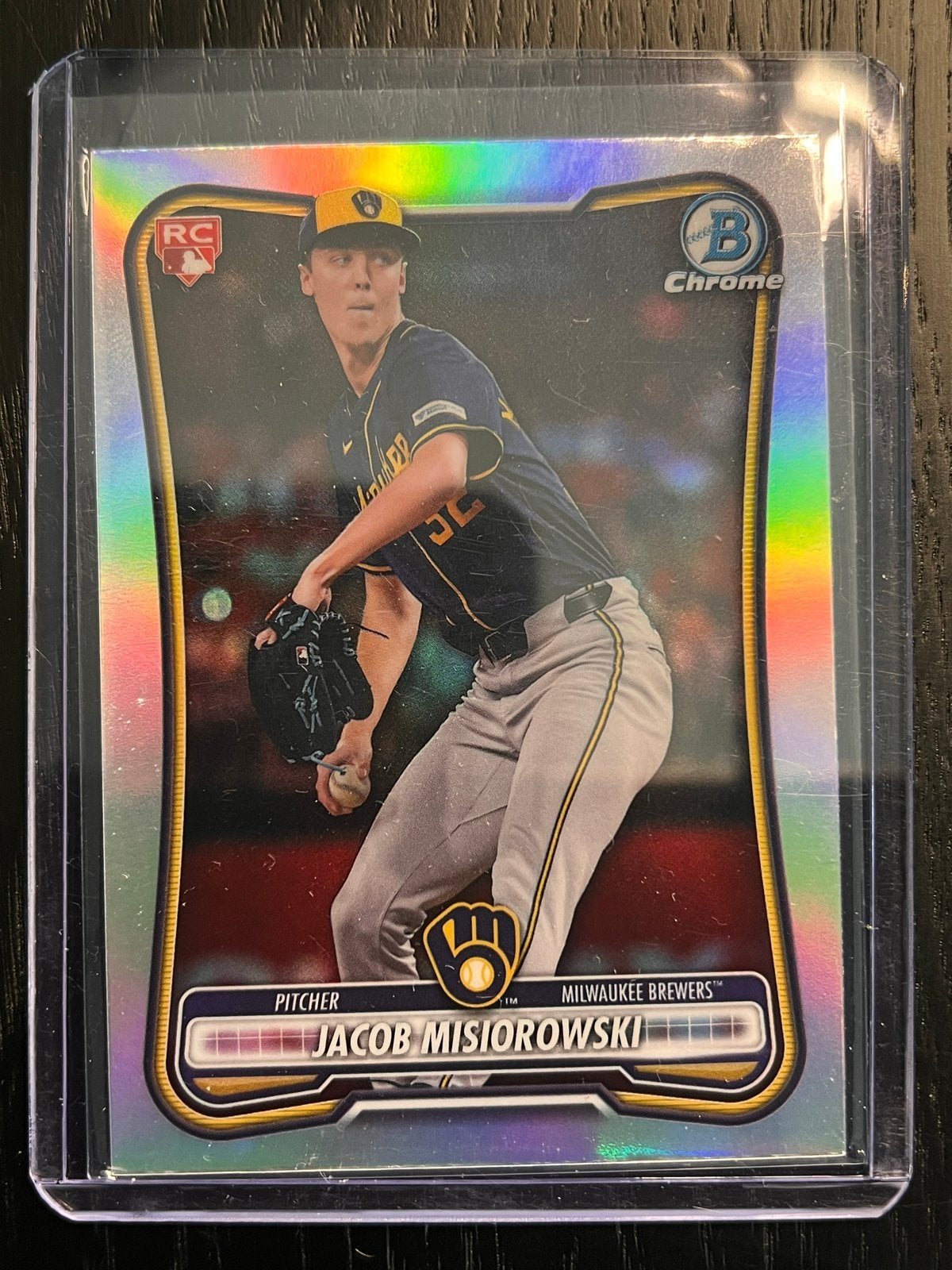 Jacob Misiorowski Red Rookie Card #35 Topps Honkbal, Ophalen of Verzenden, Nieuw, Overige sporten, Spelerskaart