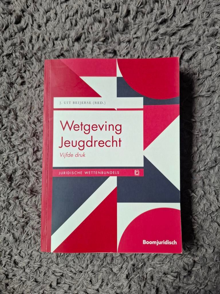 Wetgeving Jeugdrecht - Vijfde druk, Boeken, Studieboeken en Cursussen, Gelezen, J. Uit Beijerse (red.), Gamma, HBO