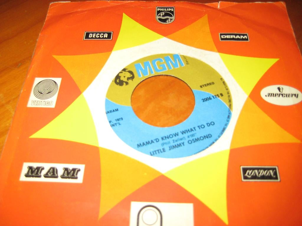 Little Jimmy Osmond: Mama`d know what to do, Ophalen of Verzenden, Zo goed als nieuw, Pop, Single
