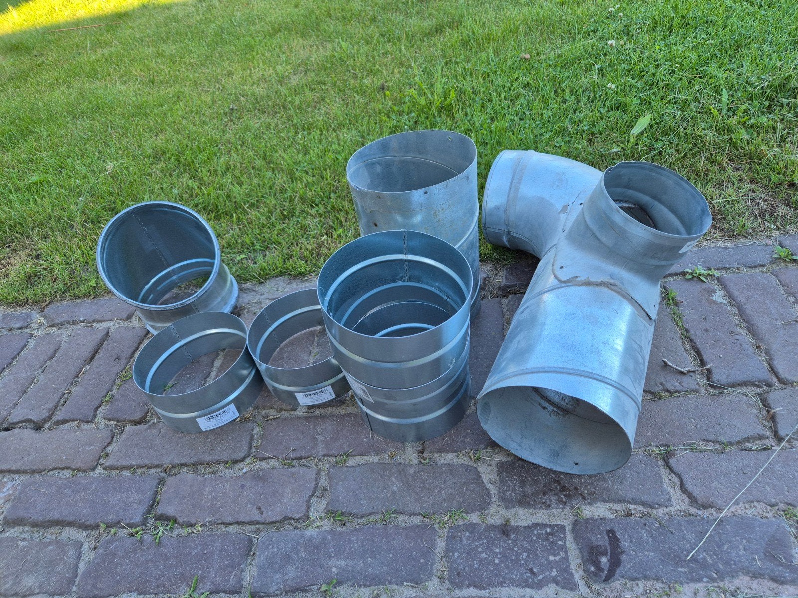 150mm spirobuis hulpstukken, Ophalen, Pvc, Minder dan 2 meter, 80 mm of meer
