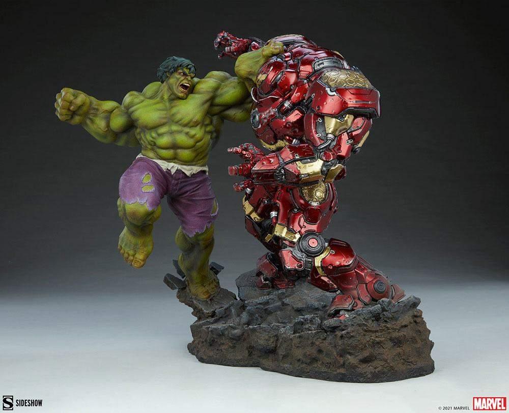 Sideshow Hulk vs Hulkbuster maquette, Verzamelen, Beelden en Beeldjes, Ophalen of Verzenden, Nieuw, Overige typen