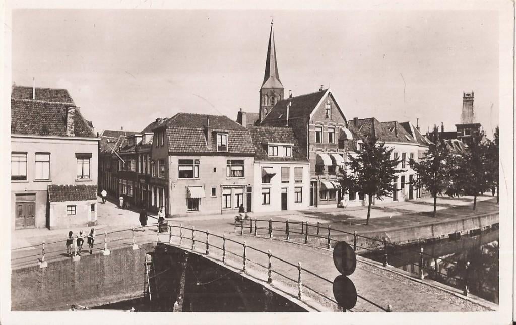 Kampen Cellesbrug en Burgwal 1947 Uitg. Agtmaal, Ophalen of Verzenden, 1940 tot 1960, Ongelopen, Overijssel