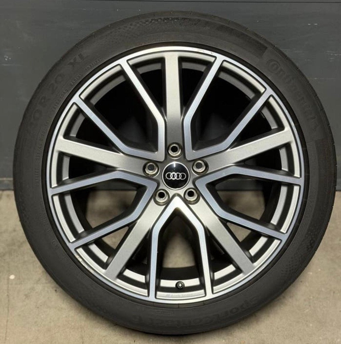 Originele Audi A4, A6 en RS6 19 inch velgen inclusief banden, Auto-onderdelen, Banden en Velgen, Banden en Velgen, 235 mm, Zomerbanden