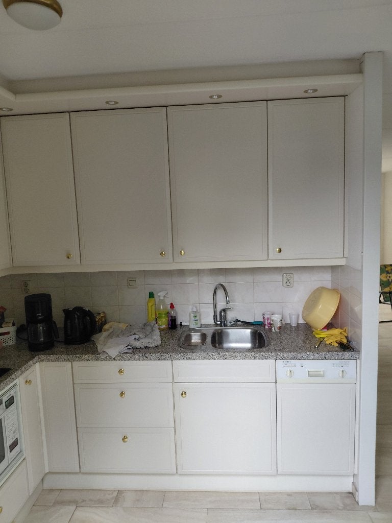 keuken, Huis en Inrichting, Keuken | Complete keukens, Ophalen, Gebruikt, Wit, Hoekkeuken