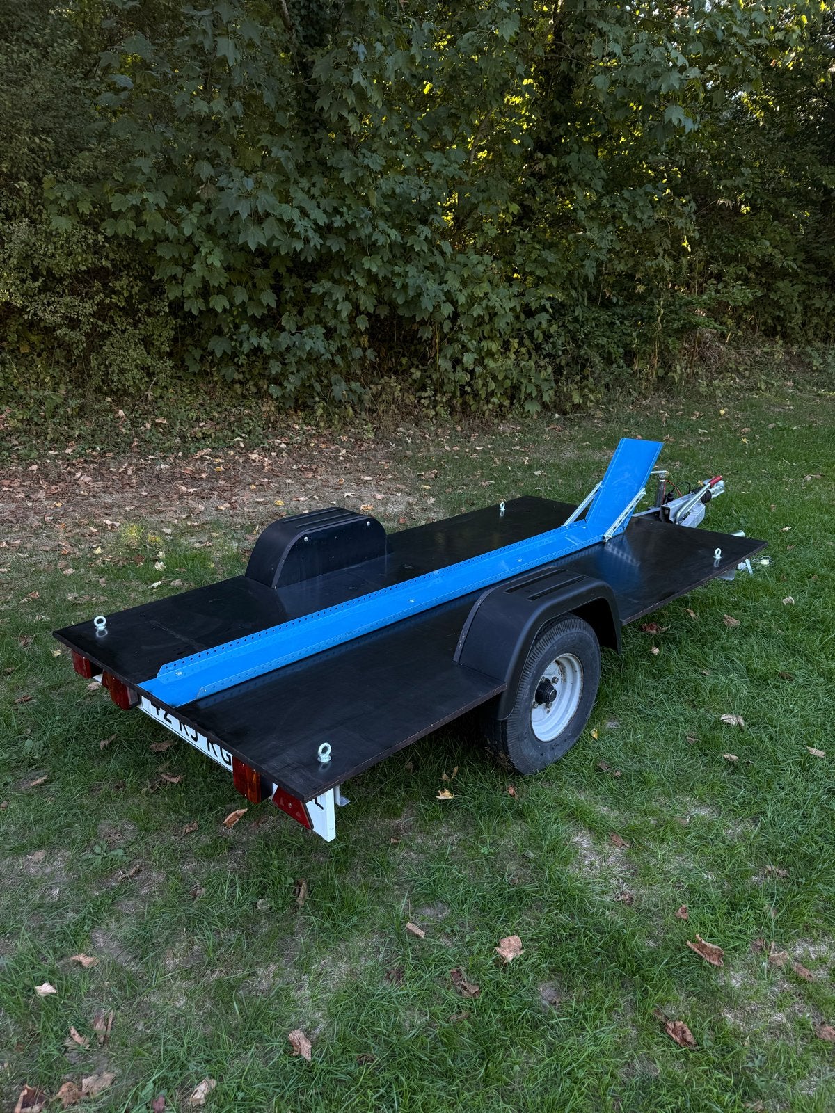 motoraanhanger - motortrailer, Ophalen, Zo goed als nieuw