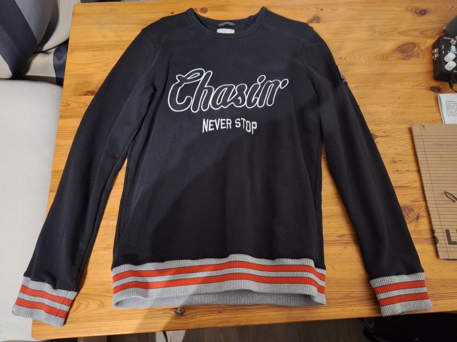 Chasin trui zwart maat M, Ophalen of Verzenden, Zo goed als nieuw, Maat 48/50 (M), Zwart