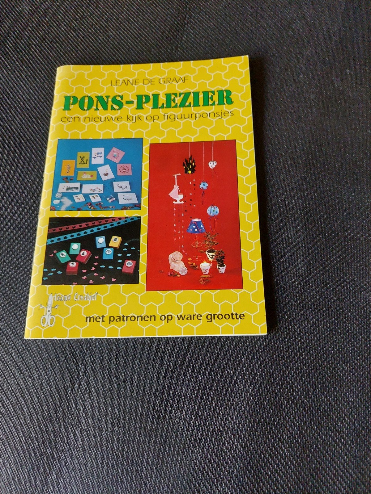 Pons-Plezier: Een nieuwe kijk op figuurponsjes, Leane de Graaf, Ophalen of Verzenden, Zo goed als nieuw, Scrapbooking en Knutselen