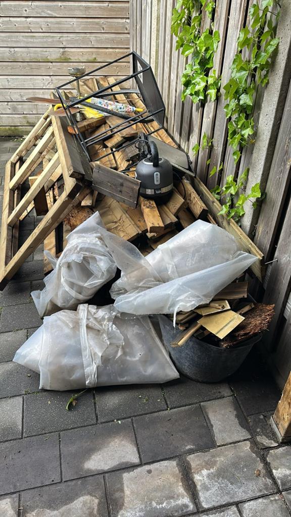 gratis tuinhout, Tuin en Terras, Ophalen, Gebruikt