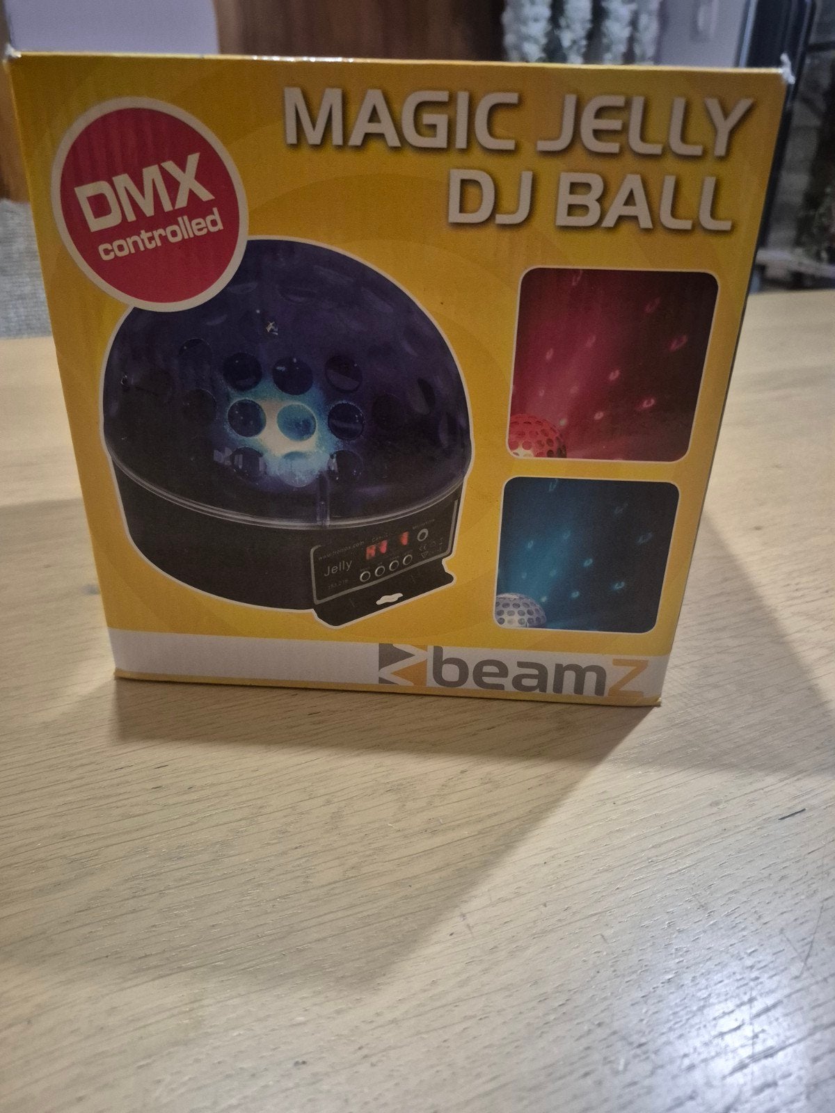 Set van 2 BeamZ Magic Jelly DJ Ball, Ophalen of Verzenden, Gebruikt, Complete set